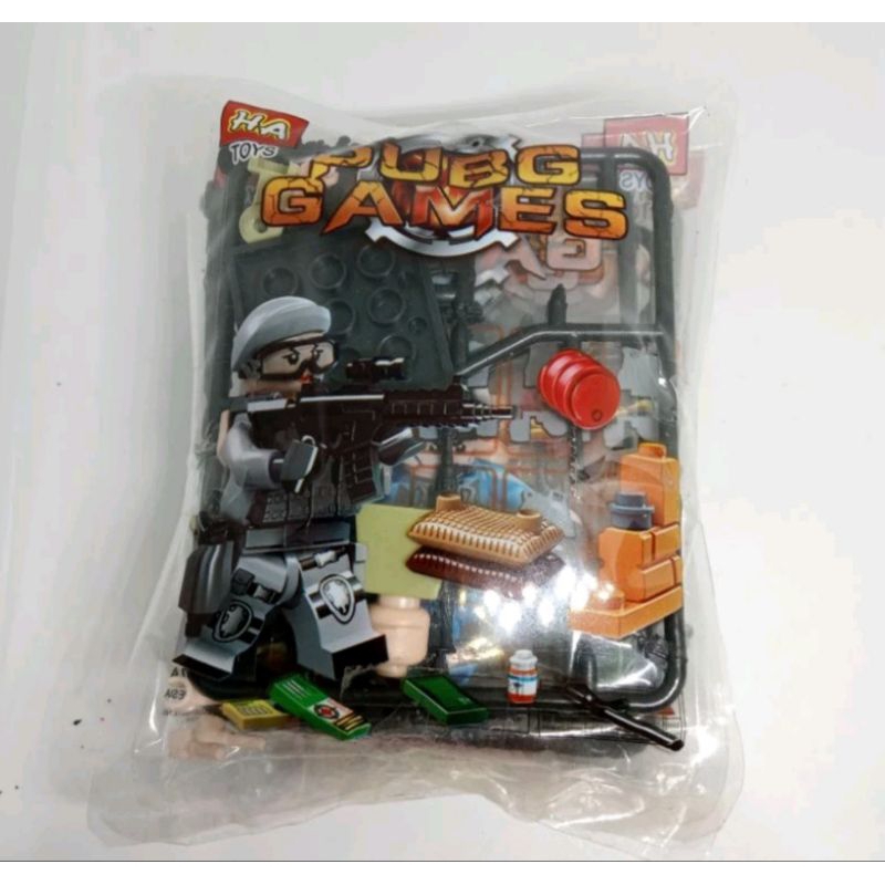 mainan anak lego PUBG Isi 5pcs