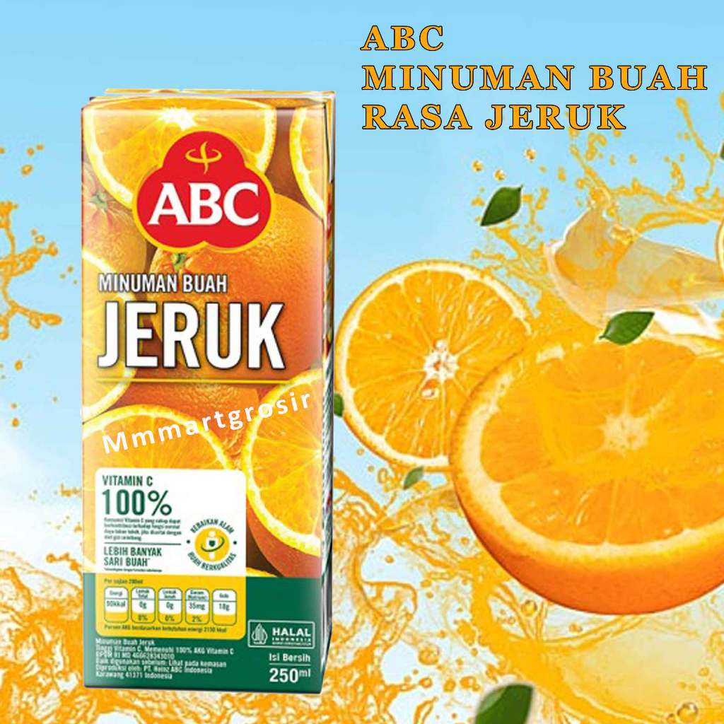 

Abc Drink / Minuman Jus Buah / Minuman Rasa Orange / 250ml