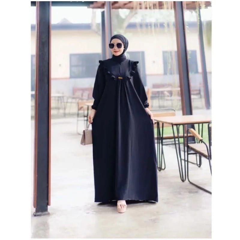 Sp 0351 gamis cringkel dress cringkel airflow premium ld 115_120