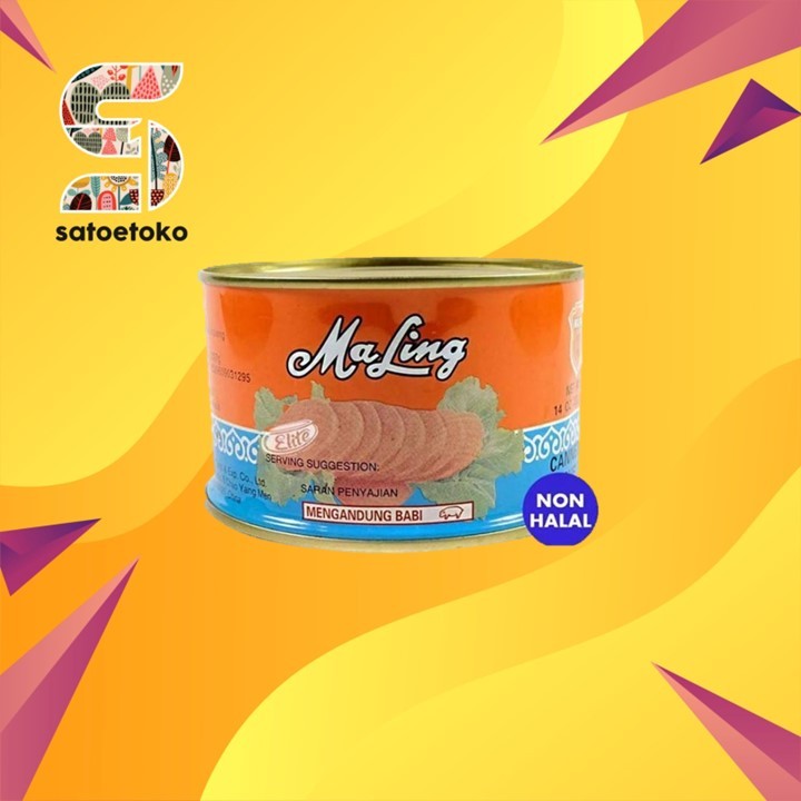 

MaLing FYF Luncheon 397gr / Daging Babi Kaleng Ma Ling