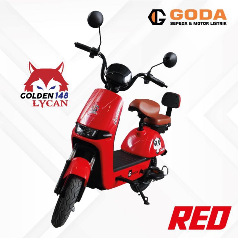 sepeda listrik goda type golden 148 lycan 48V 12AH Dinamo 500 Watt