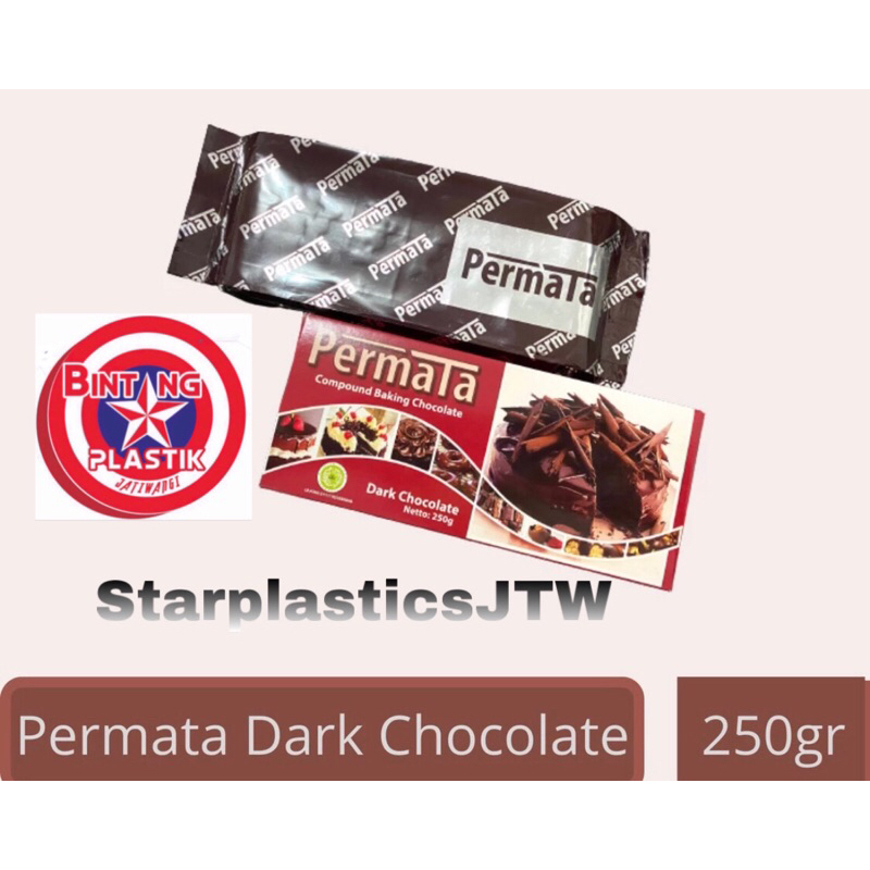 

TOP BRAND! Coklat Batang Permata / PRIMER / Dark Compound Baking Chocolate 250gram