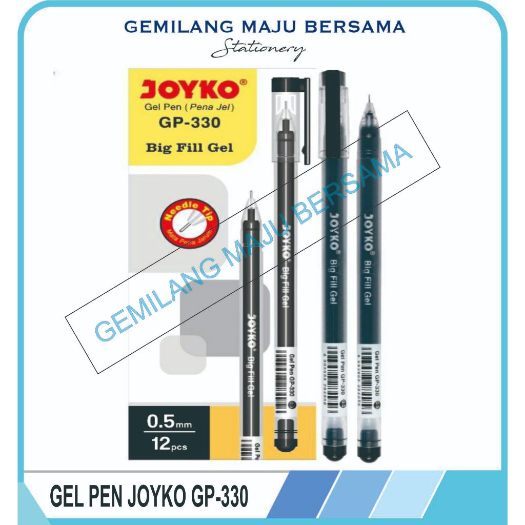 

Bolpen Gel / Bolpoin Gel / Gel Pen Joyko GP-330 (Harga Per Lsn = 12 buah)