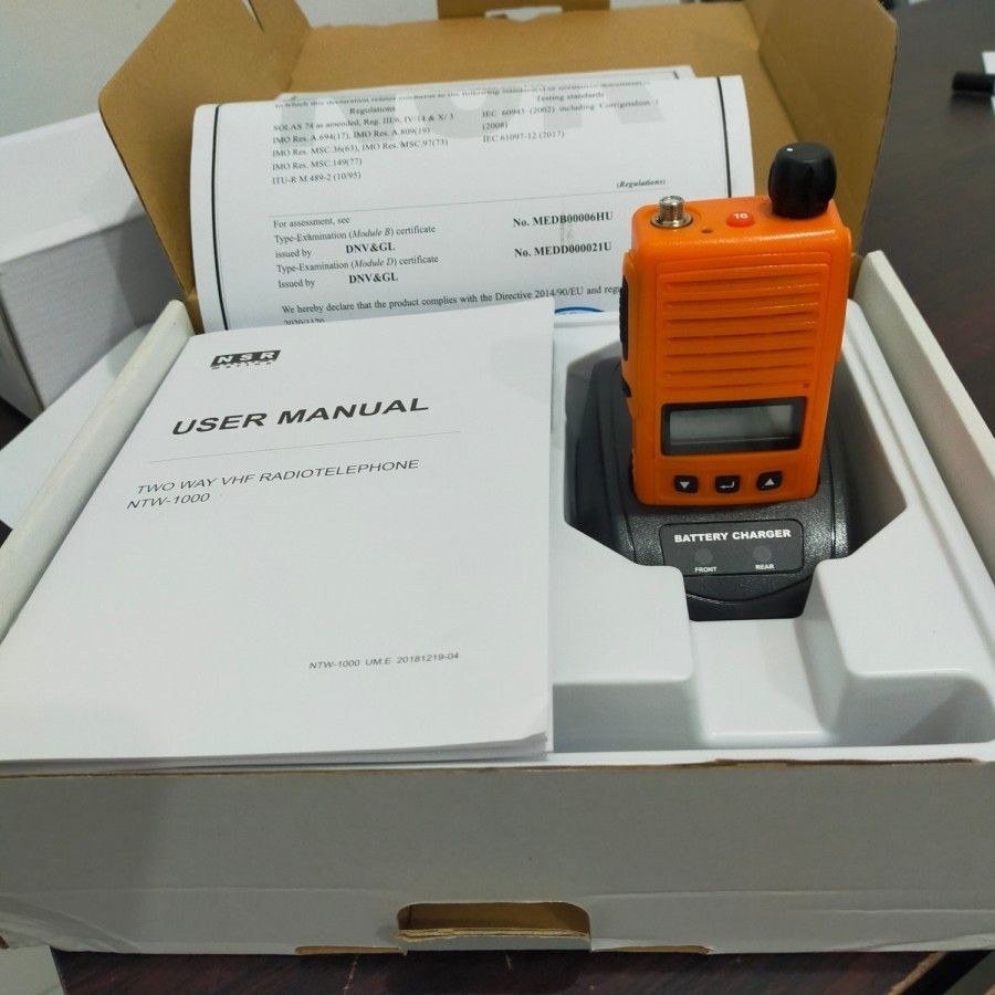 GMDSS Portable VHF Radio NSR NTW-1000