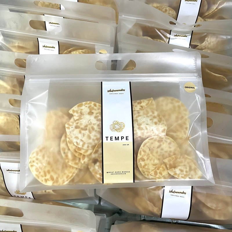 

Keripik Tempe Original 250 gram / Kripik Tempe Cemilan