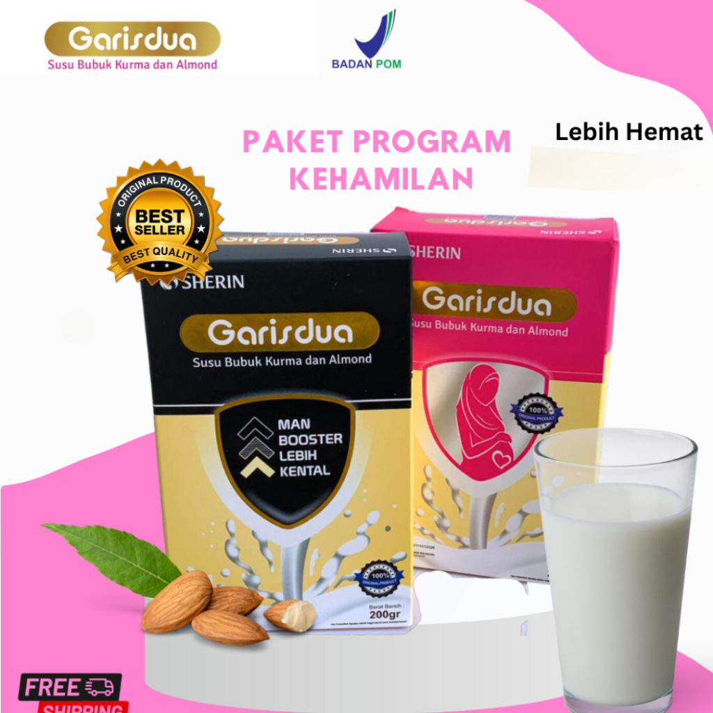 

PAKET Hemat Susu Garis Dua Pria Wanita - Susu Garis Dua Promil - Susu Promil Cepat Hamil - Susu Etawa - Susu Program hamil