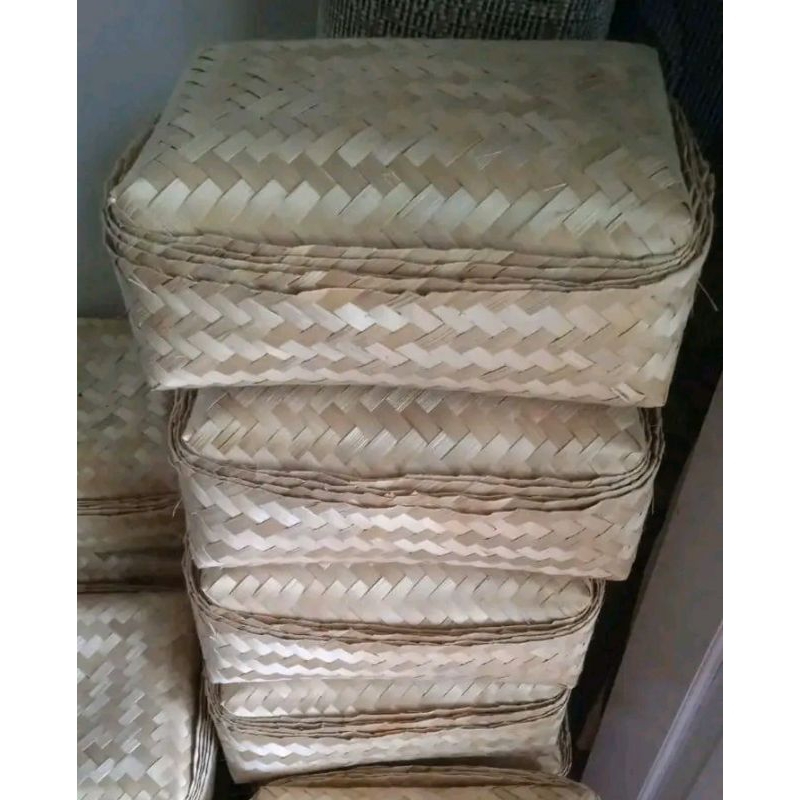 Besek Bambu 20X30 Besek Persegi Panjang Besek Souvernir Hampers Hantaran Gift Box