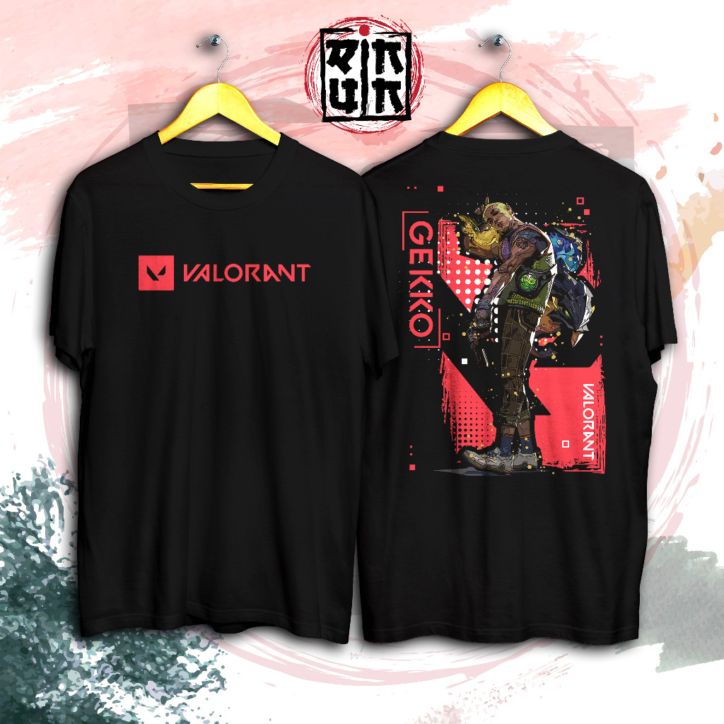 Tshirt Kaos Distro Gekko Valorant Agent
