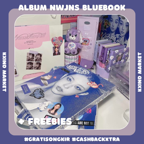 Album New Jeans Bluebook Ver. 1st EP / album newjeans bluebook / haerin minji danielle hyein hanni