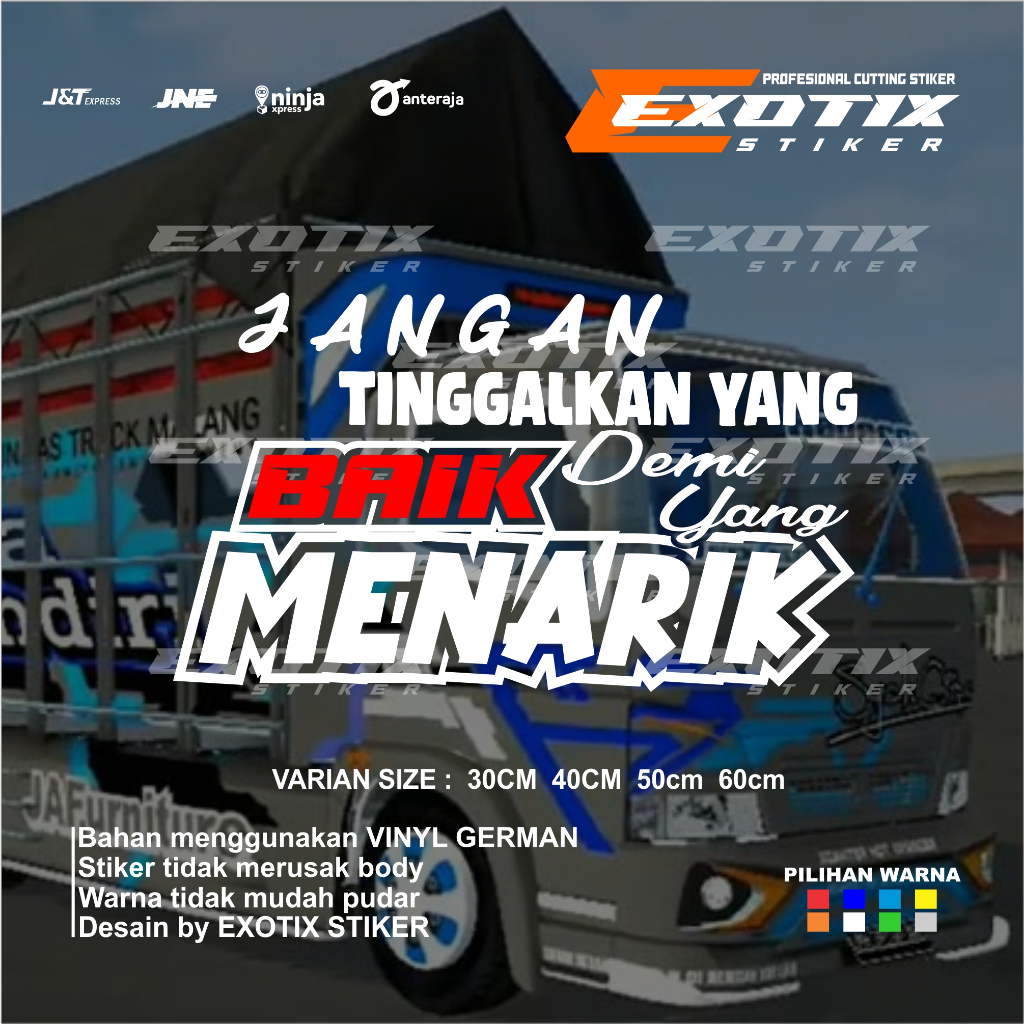 stiker kaca kata kata stiker variasi kaca truk pick up stiker kata kata keren stiker kaca mobil truk