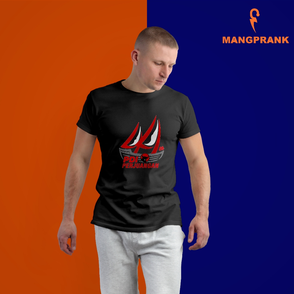 Baju Kaos Distro Partai PDI Keren Bisa Custom Termurah Laris