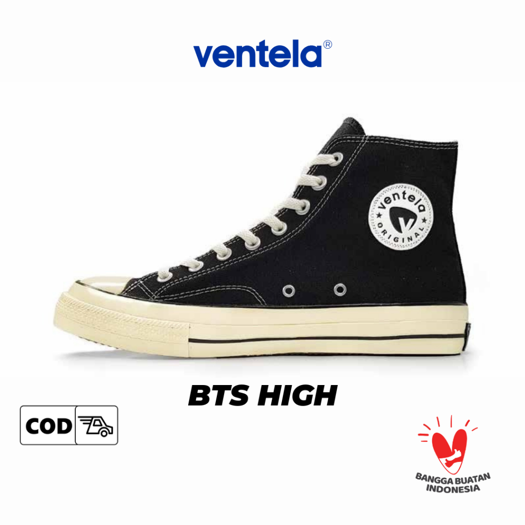 Ventela BTS High Black Natural