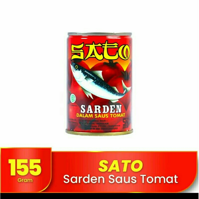 

Sarden Sato Saus Tomat 155gr
