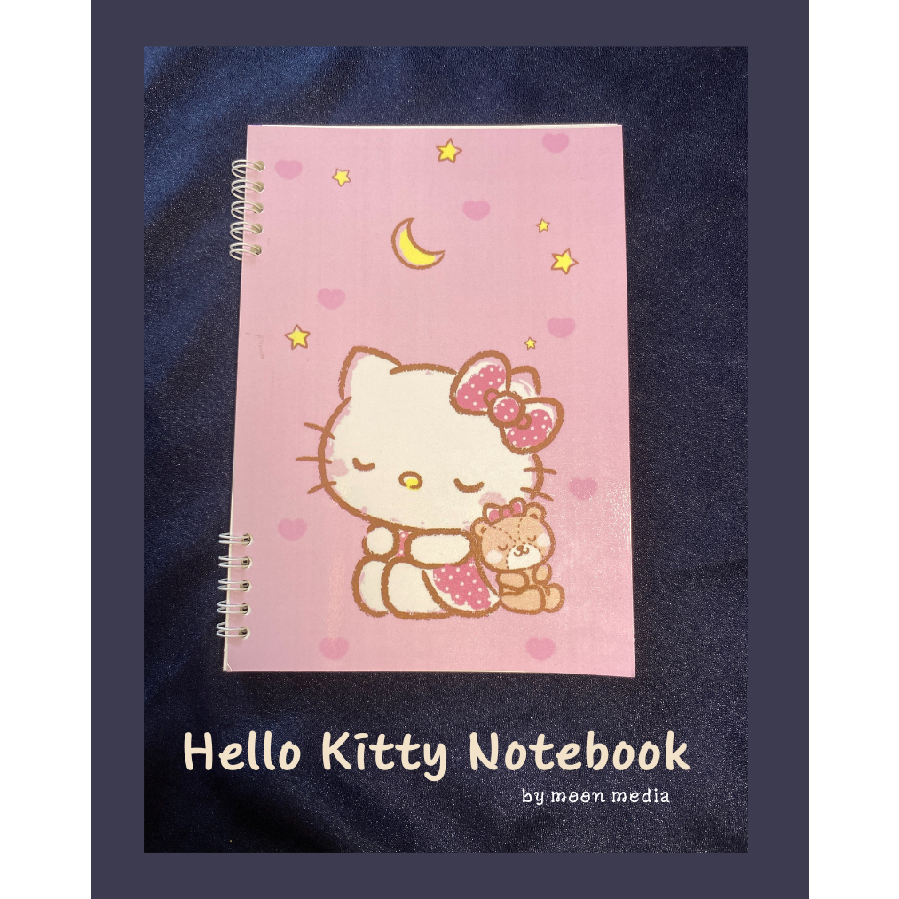 

[Moon Media] Notebook A5 (motif) 50 lembar hello kitty kuromi cinnamoroll dino unicorn