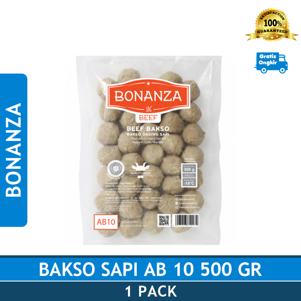 

Bonanza Bakso Sapi AB 10 500 gr