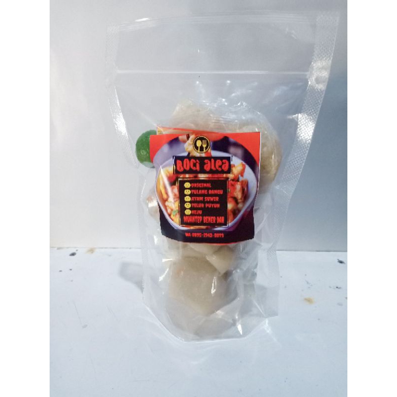 

bakso Aci isi ayam suwir merecon kemasan jumbo paket 4 pcs