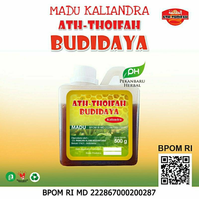 

Madu Super Kaliandra Ath Thoifah Budidaya 500gr