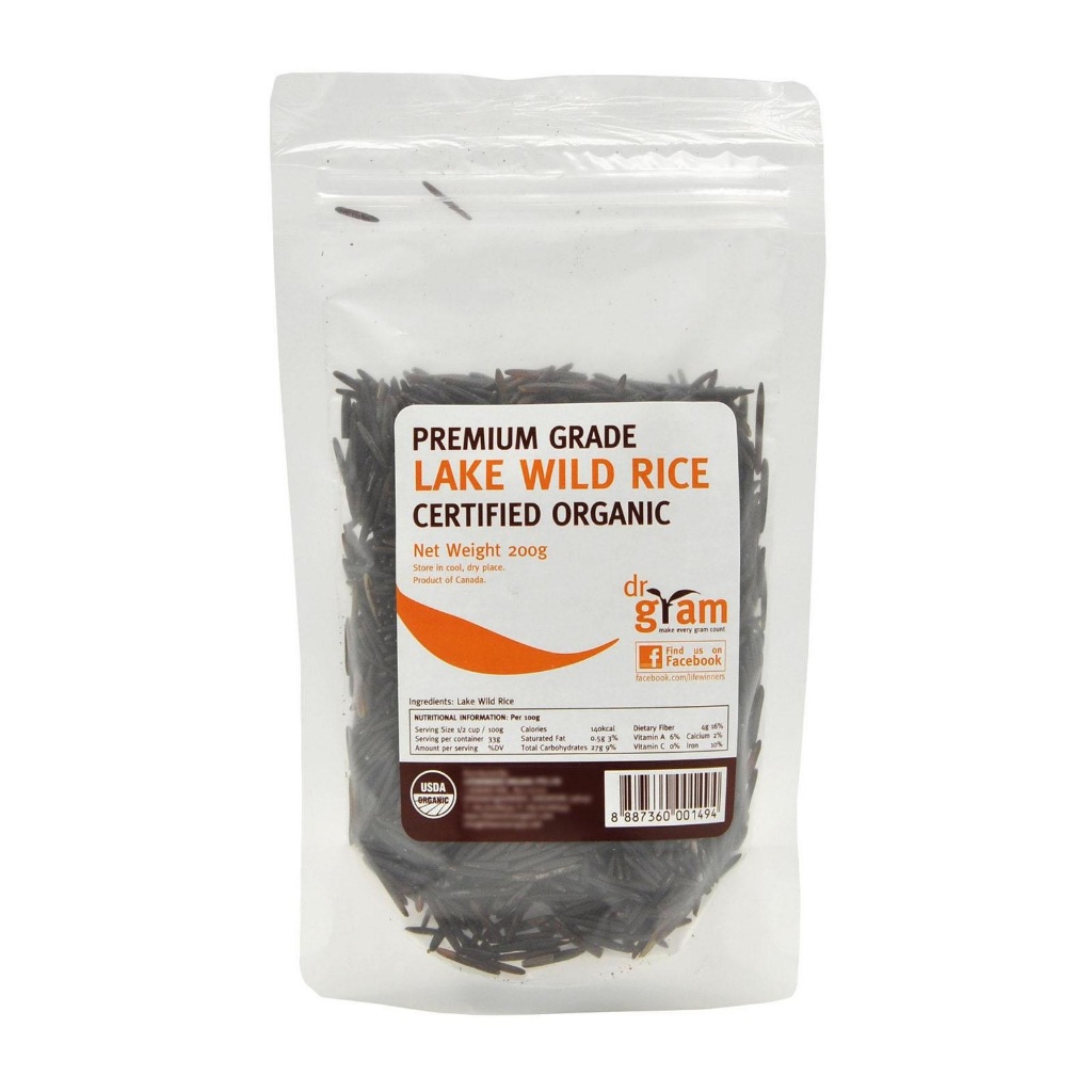 

Dr Gram Organic Lake Wild Rice 200g