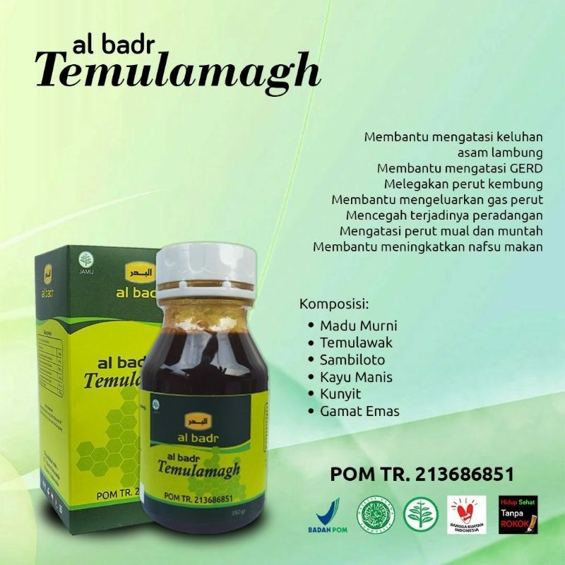 

Madu temulamagh Al badr 350gr Atasi keluhan asam lambung / Madu temulamag