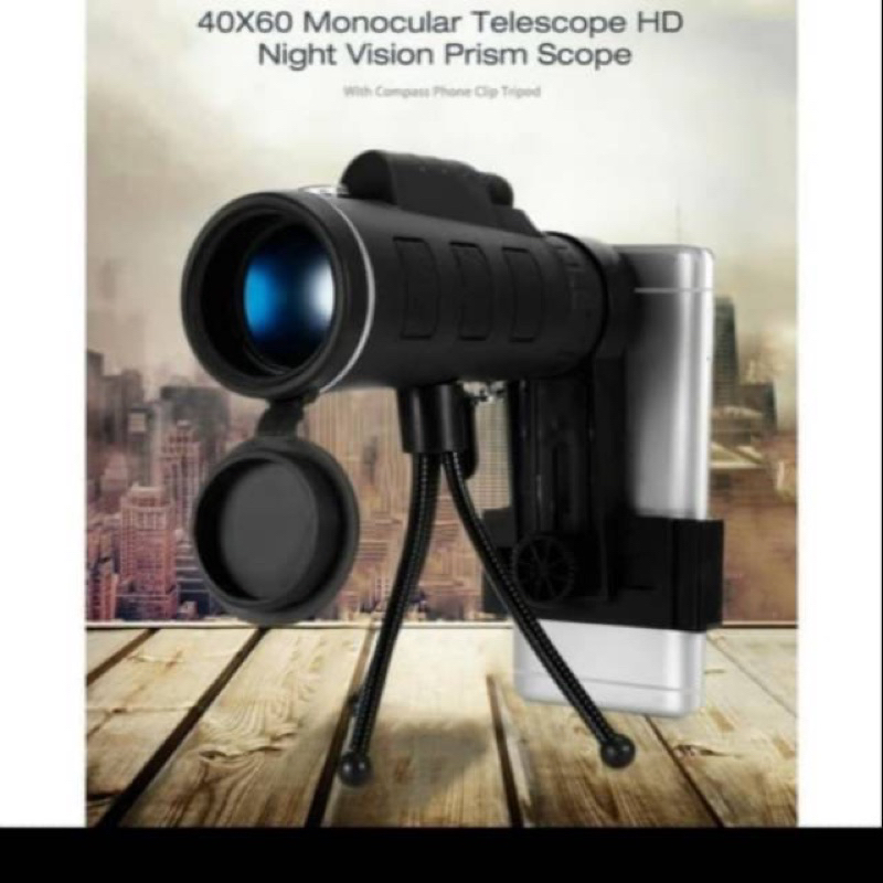 Teleskop Monocular Lensa Zom 40+60 For Hp