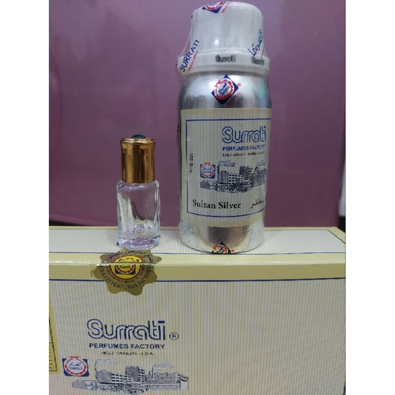 PARFUME SURRATI SULTAN SILVER 3 6 DAN 12ML | SURRATI BIBIT PARFUME | BIBIT PARFUME