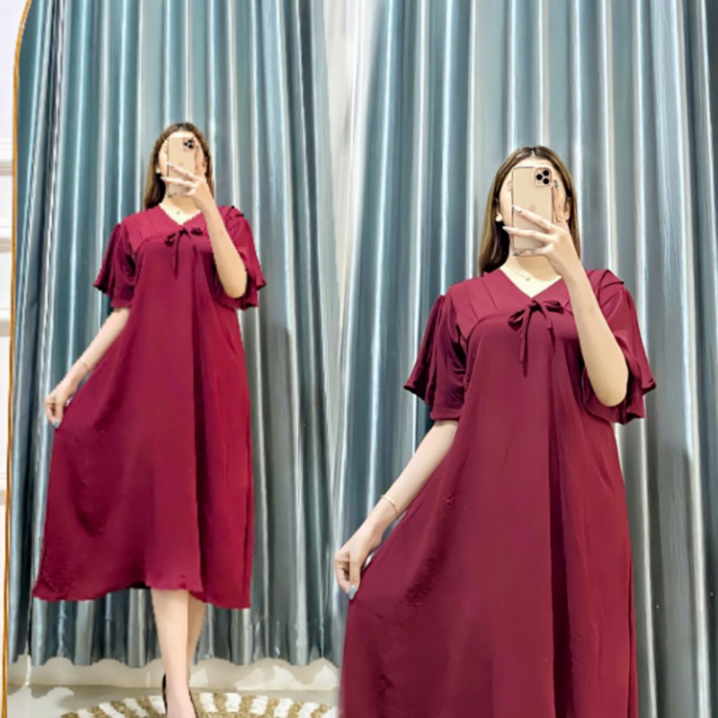 Daster Crinkle Murah Viona Dress