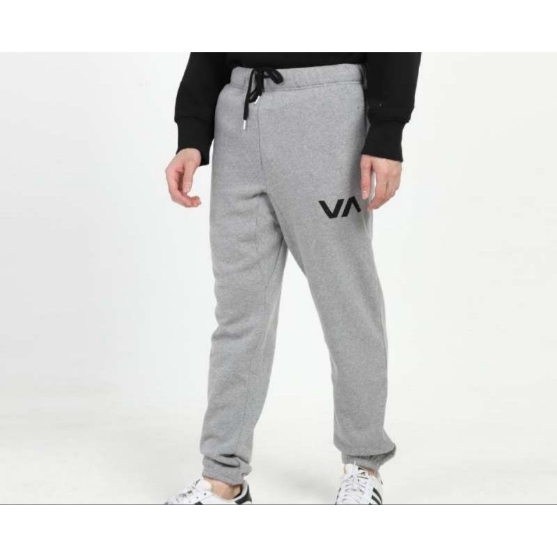 CELANA JOGGER PANTS RVCA ATHLETIC WORKOUT SWEATPANTS GREY