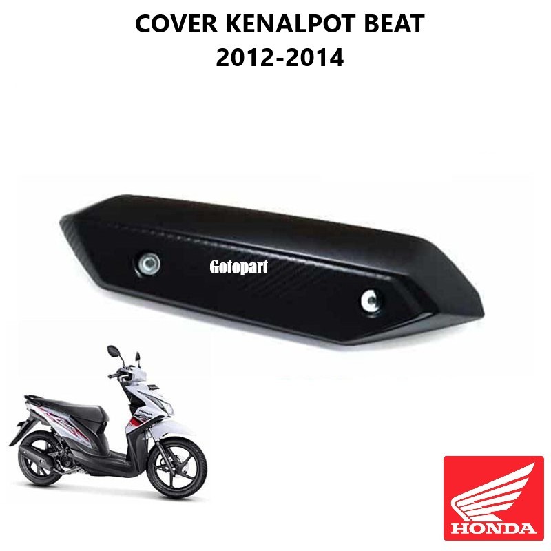 Cover Tameng kenalpot Beat fi 2012 - 2014 tameng tutup knalpot beat fi