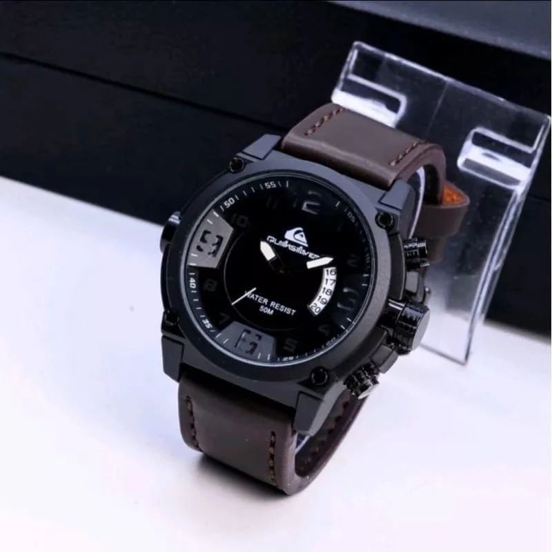 jam tangan Quiksilver kulit tanggal aktif