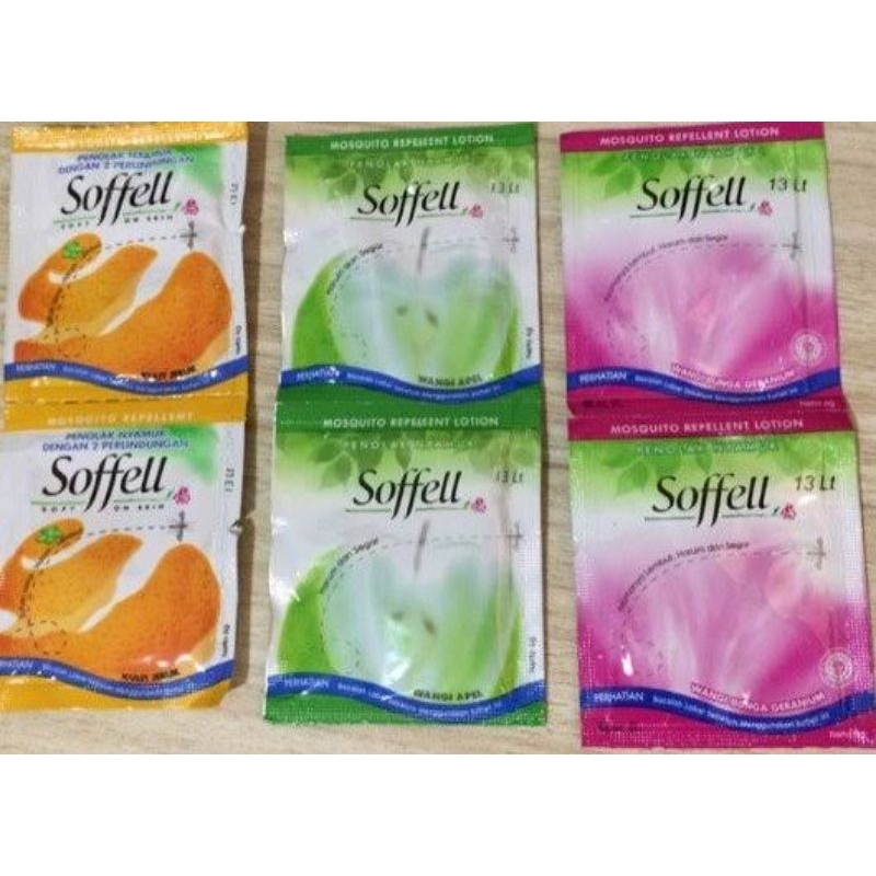 SOFFEL GERANIUM SACHET PINK | JERUK NETTO 12'S