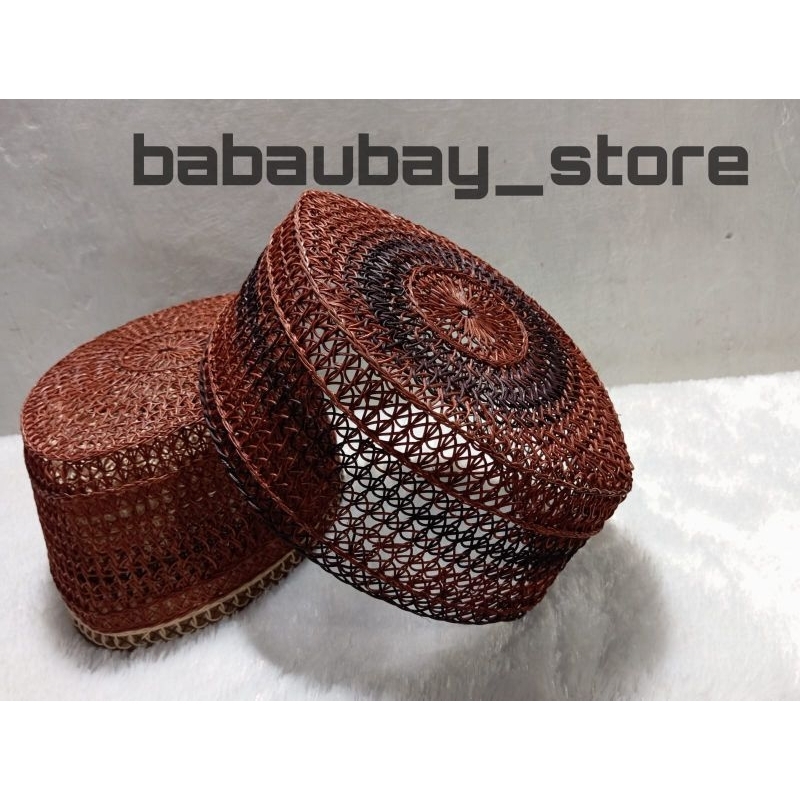 PECI ROTAN COKLAT HITAM