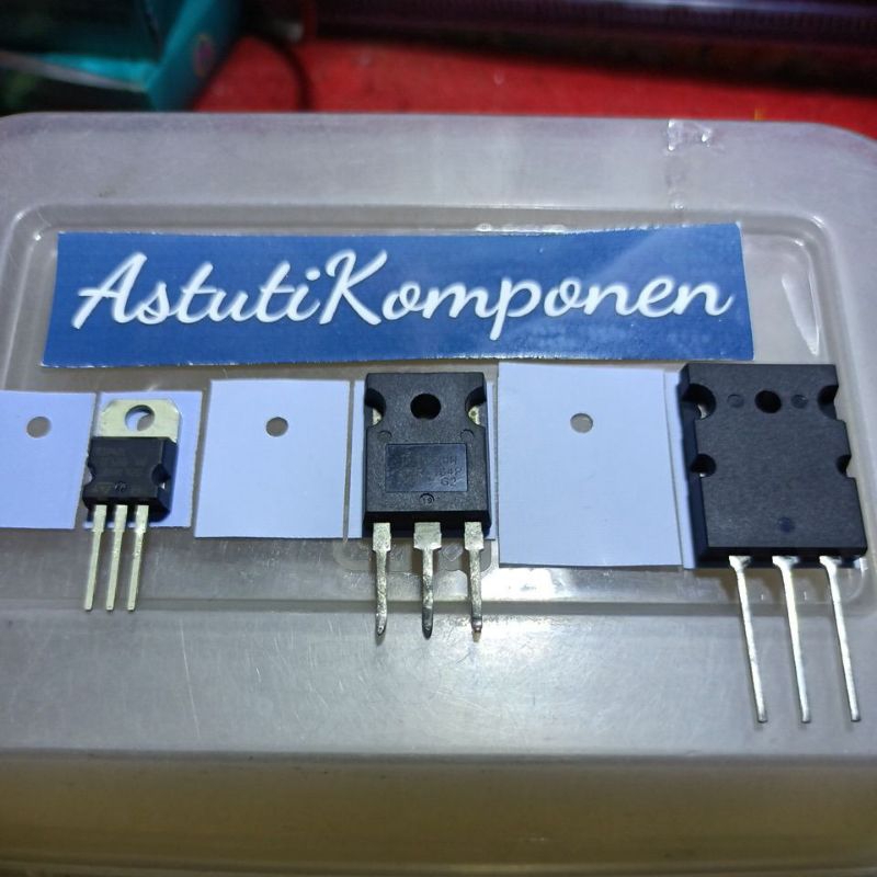 Isolator Transistor Karet 5200 tip41 tip42 d313