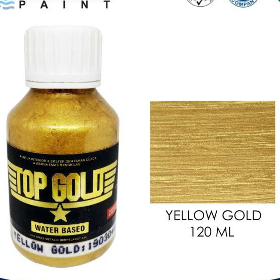 

TOP GOLD Metallic Paint - YELLOW GOLD 120gr