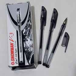 

BOLPOIN SNOWMAN V-3 HITAM 0.5mm (ECER) / Pulpen Snowman V3 Pen Gel 05mm Bulpen Bolpoint Hitam Biru Per Pcs - Hitam