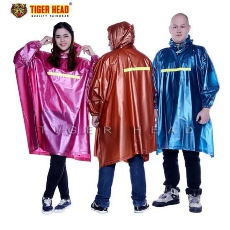 Jas Mantel Hujan TIGER HEAD Poncho LENGAN Big Top 68209