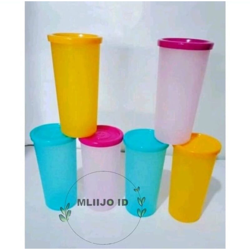 Mini tumbler 170 ml gelas tutup anti Tupperware ori Tuppy