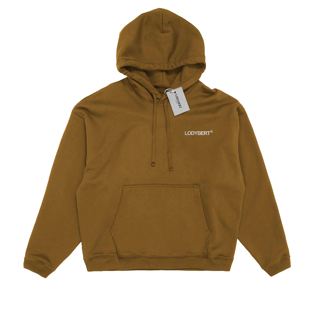 Lodybert Hoodie Pullover Boxy Polite Maple
