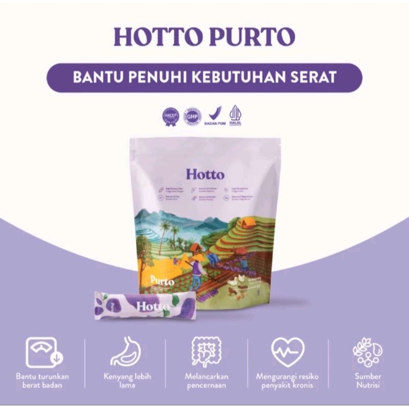 

Hotto Purto Multigrain Original BPOM Halal tersegel