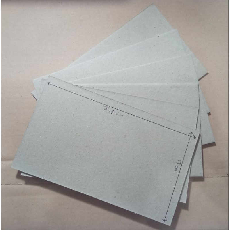 

kertas karton bot ukuran 13X21,5cm