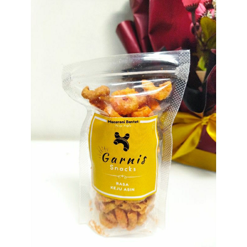 

Garnis Snacks Makaroni Bantet Aneka Rasa 30gr 50gr 100gr