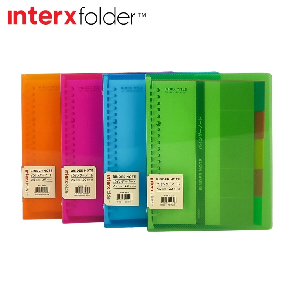 

Binder Note A5 Simply Transparan Interxfolder