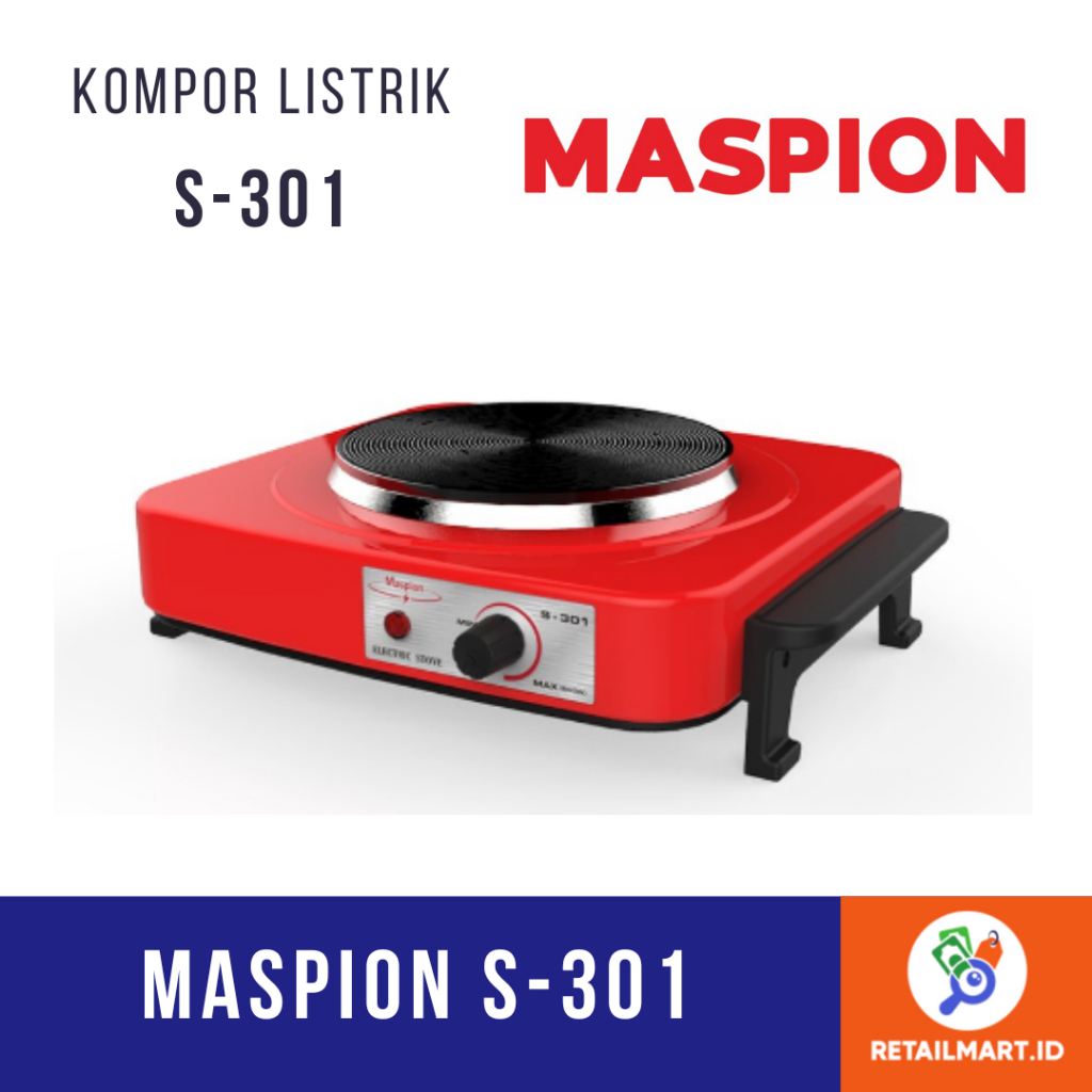 MASPION: S-301 KOMPOR LISTRIK 1 TUNGKU