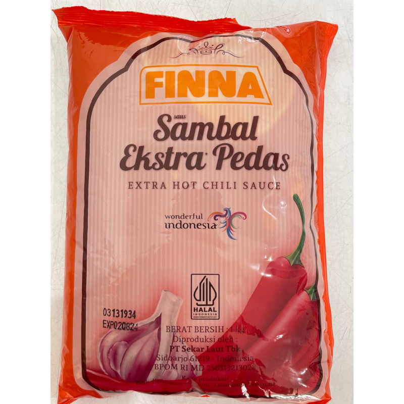 

Finna sambal extra pedas 1kg