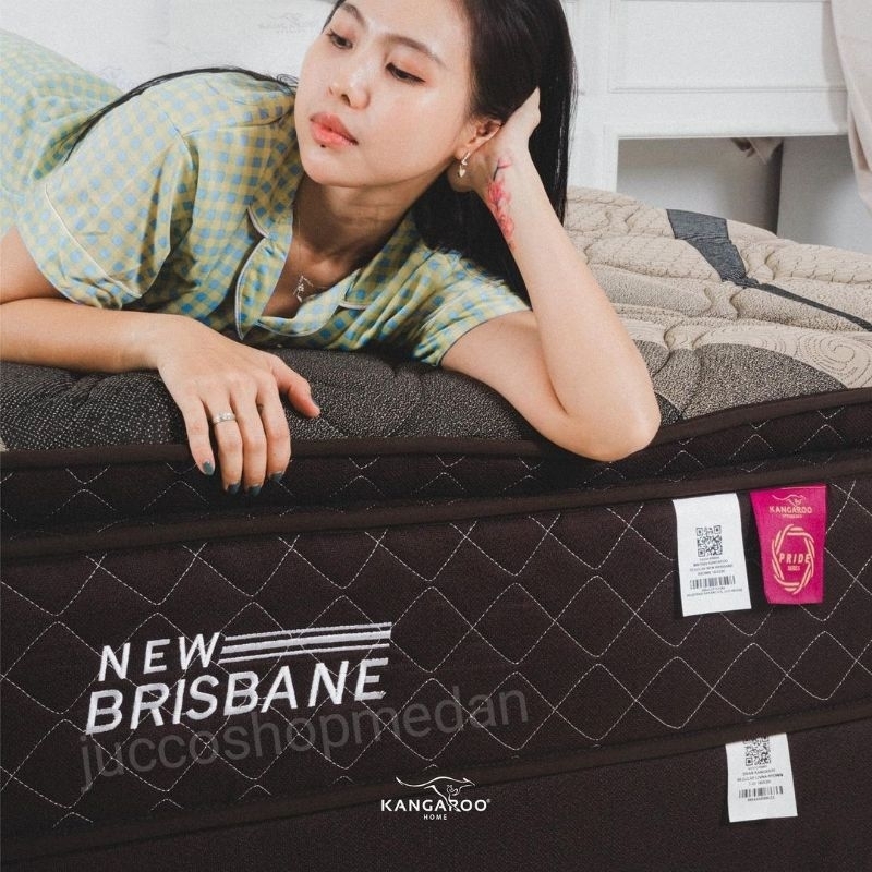 Springbed Kangaroo Brisbane - Only Matras Kangaroo 180x200 - Springbed Fullset Murah Ori - Medan