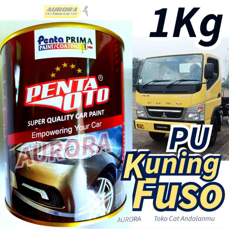 Cat PU Kuning Yellow Mitsubishi Fuso Canter 1Kilo