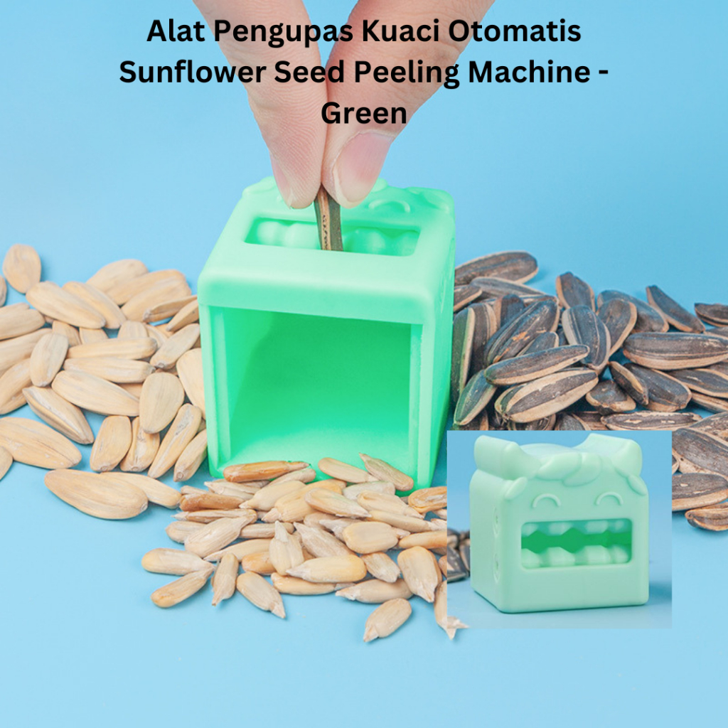 Alat Pengupas Kuaci Otomatis Sunflower Seed Peeling Machine - Green