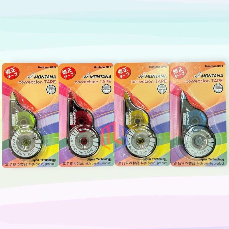 

Correction Tape / Tip X Kertas Montana DR-3