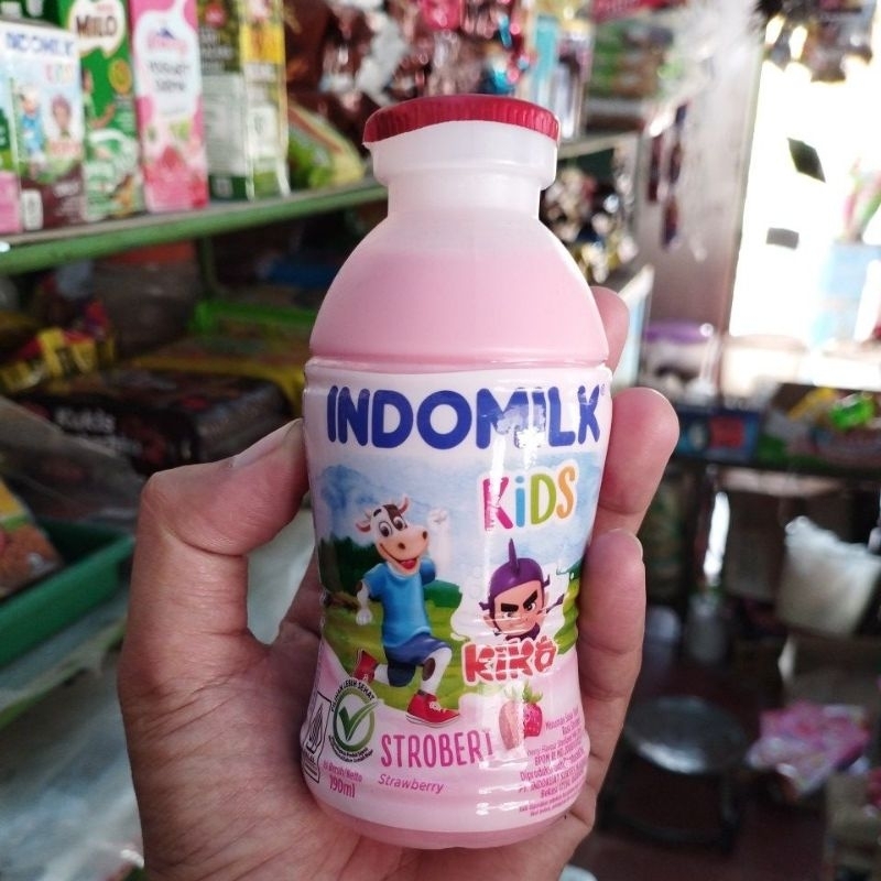 

Susu UHT Indomilk botol kemasan 190 ml