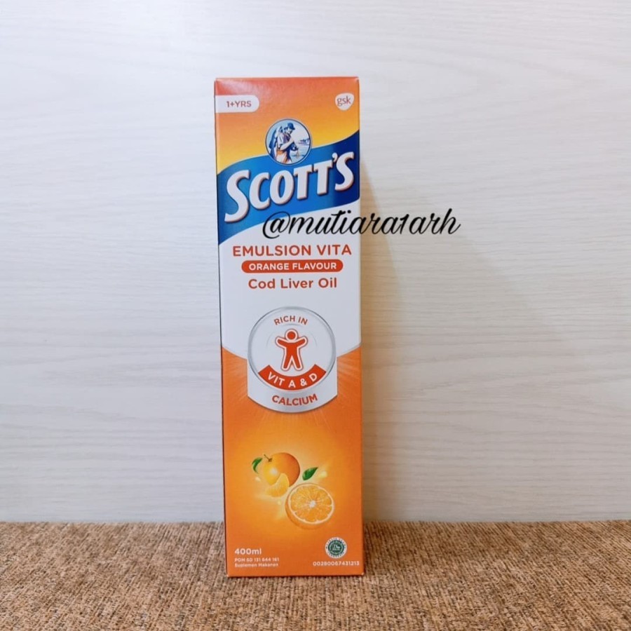 SCOTT"S EMULSION ORANGE 400 ML
