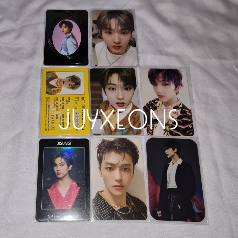 NCT RESONANCE Jaemin Jisung Photocard Past, Departure, Arrival, Year Book Access Card, Id Card